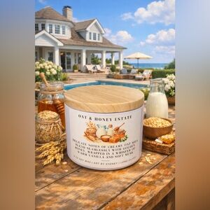 Oat & Honey Estate 8oz Soy Wax Candle